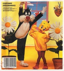 2745 5043 SYLVESTER TWEETY BIRD COSTUME PATTERN 2-4, ADLT SM,MED